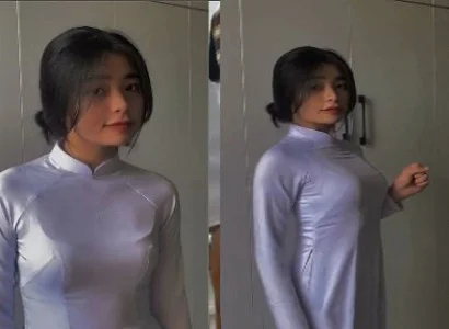 Em nữ sinh áo dài phê hết sảy